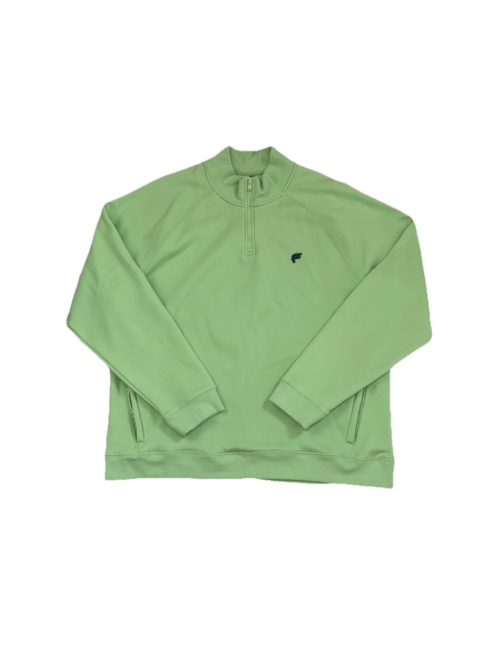 FABLETICS THE GO-TO SWEATSHIRT QUARTER ZIP GREEN SIZE 2XL